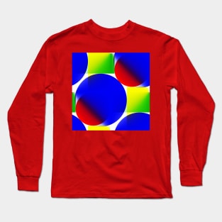 Bright circles and squares Long Sleeve T-Shirt